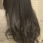 woman with long nature hair