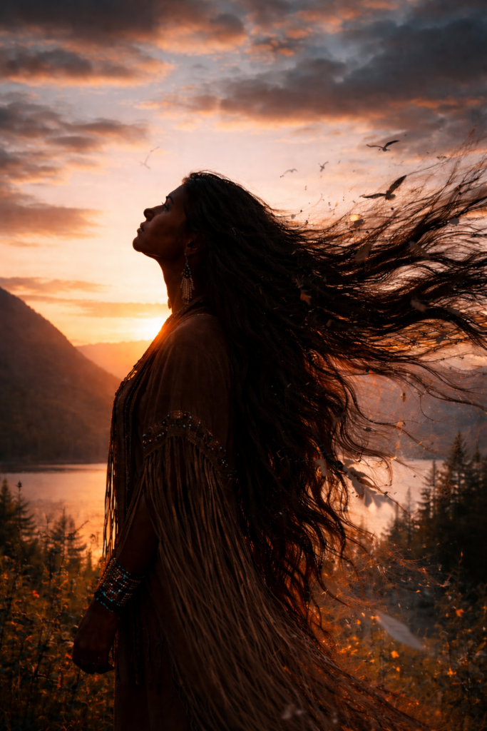 long hair was sacred